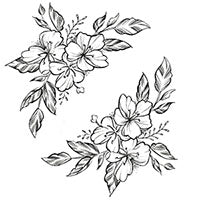 flowers underboob tattoo designs by tattoo artist – TattooDesignStock