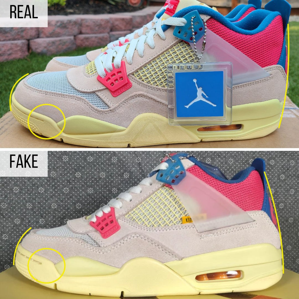 jordan retro 4 fake vs real