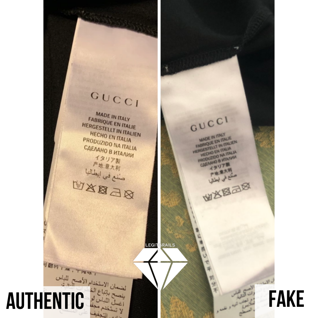 gucci clothing authentication