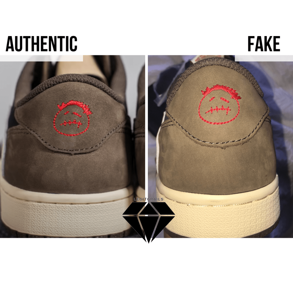 Real Vs Fake Travis Scott Jordan 1 Low 