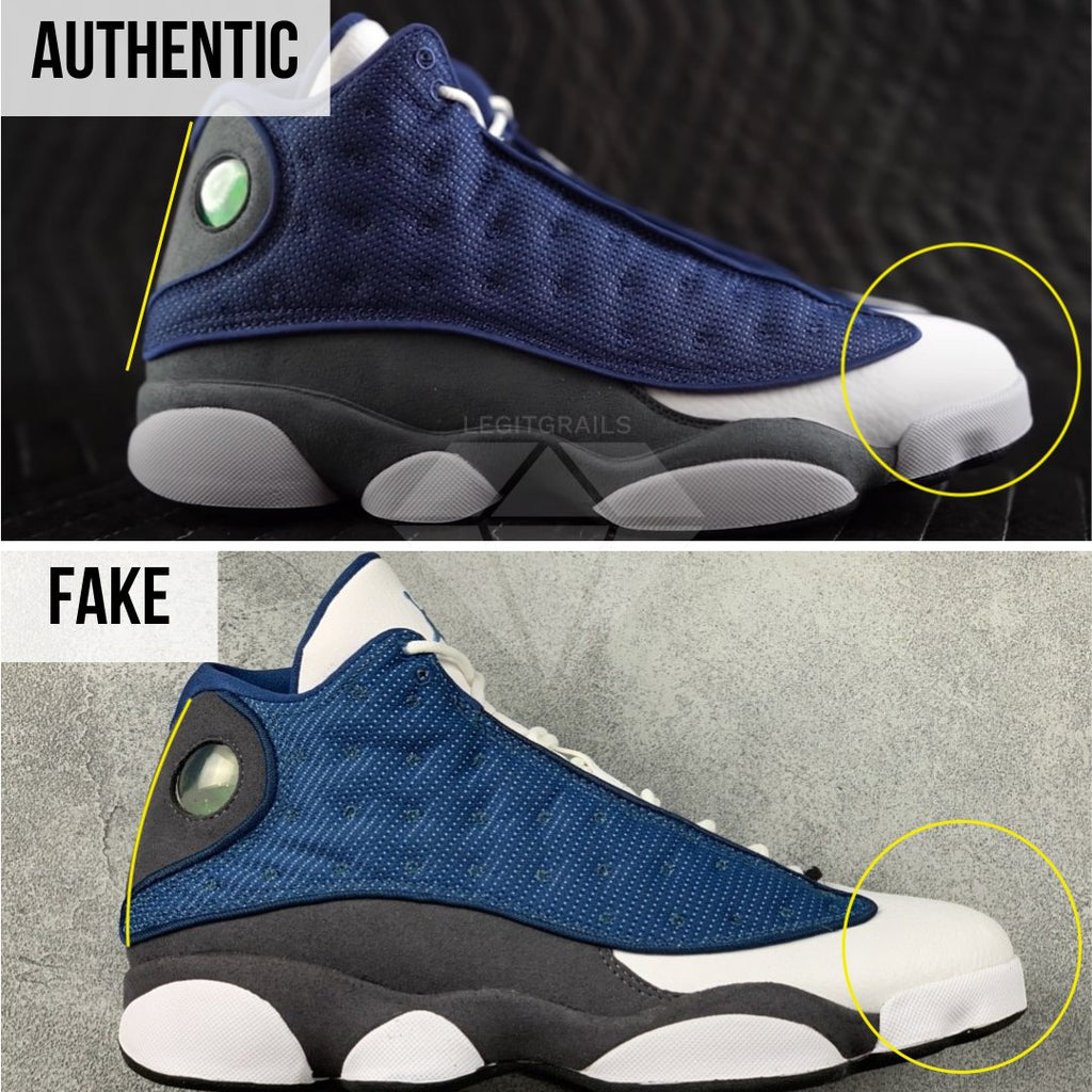 how to tell if jordan 13s are fake