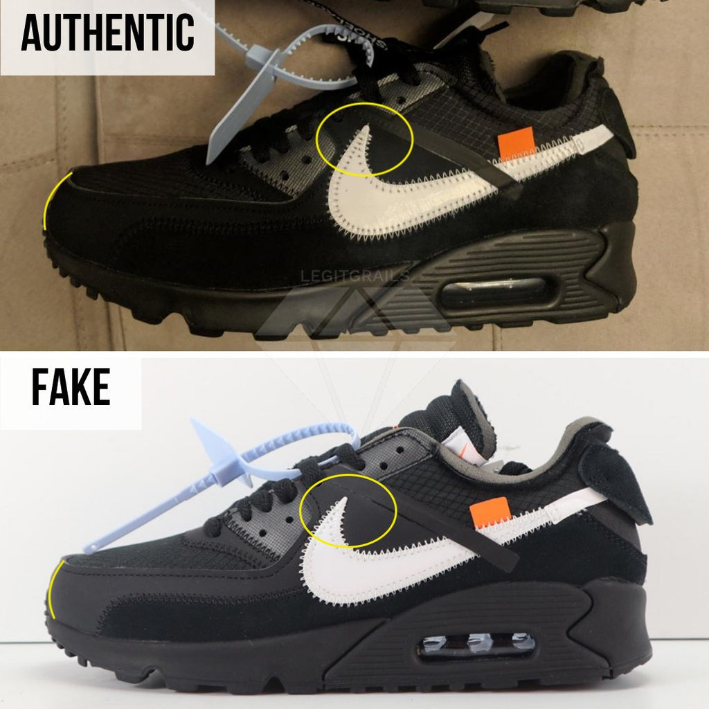 fake off white air max 90 black