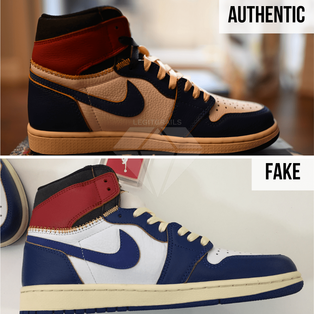 How To Spot Real Vs Fake Air Jordan 1 Shadow 2.0 Sneakers – LegitGrails