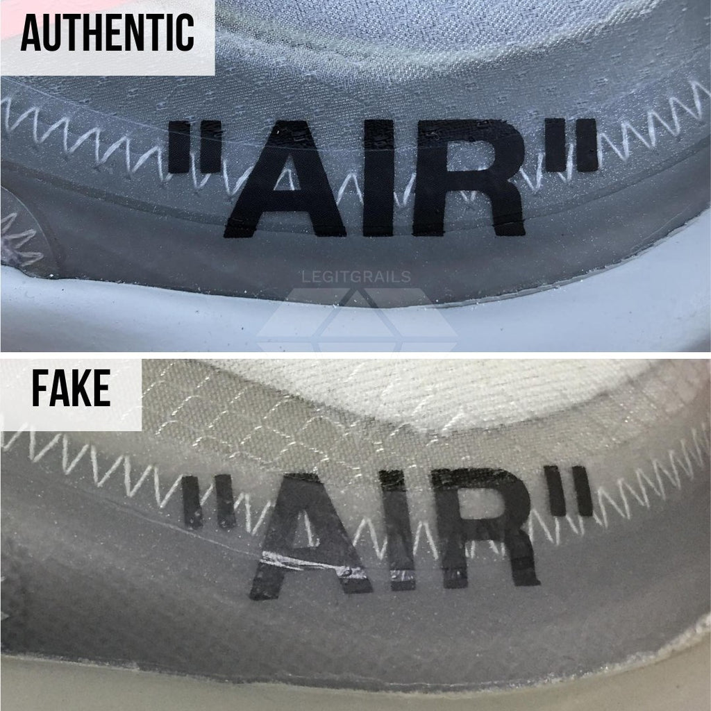 How to Spot Fake Air Max Off-White 97 Menta: The Air Midsole Print Method