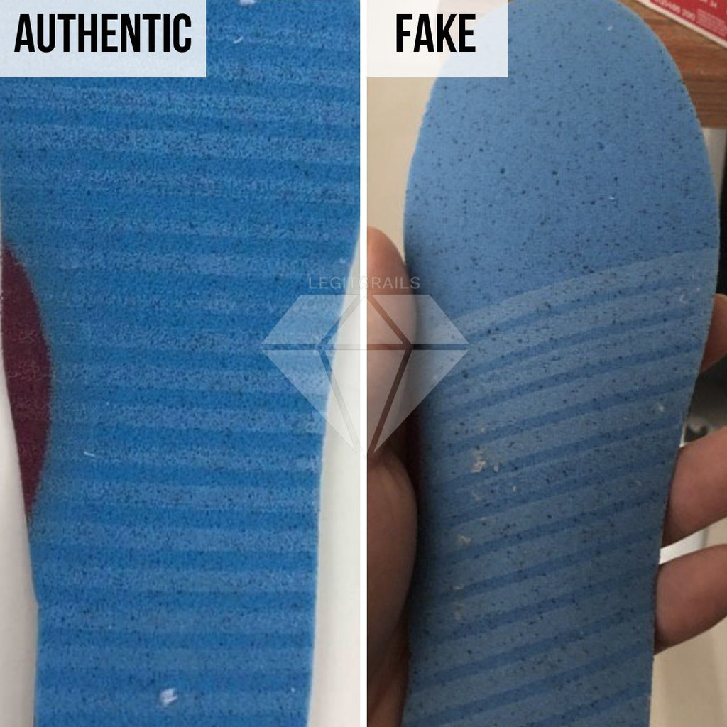 How To Spot Fake Nike Air Zoom Spiridon Cage 2 Stussy Fossil: The Backside of the Insole Method