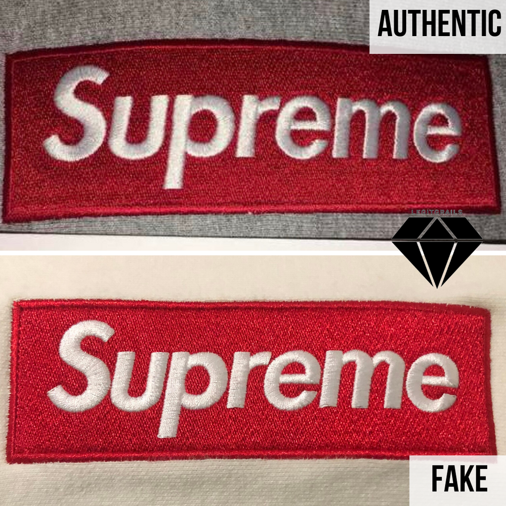 How To Spot Real Vs Fake Supreme Box Logo Hoodie – LegitGrails