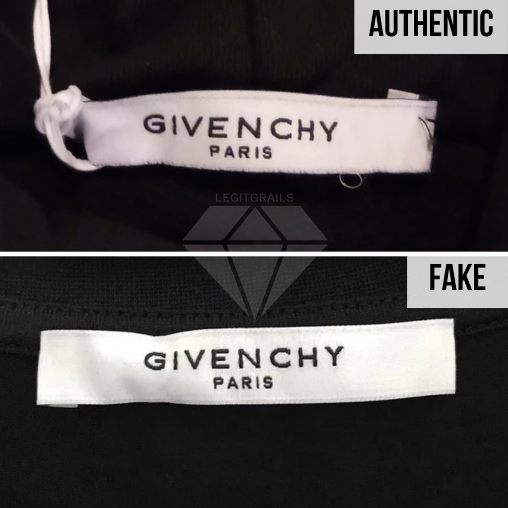 How to spot fake Givenchy signature sweatshirt | Neck Tag Method