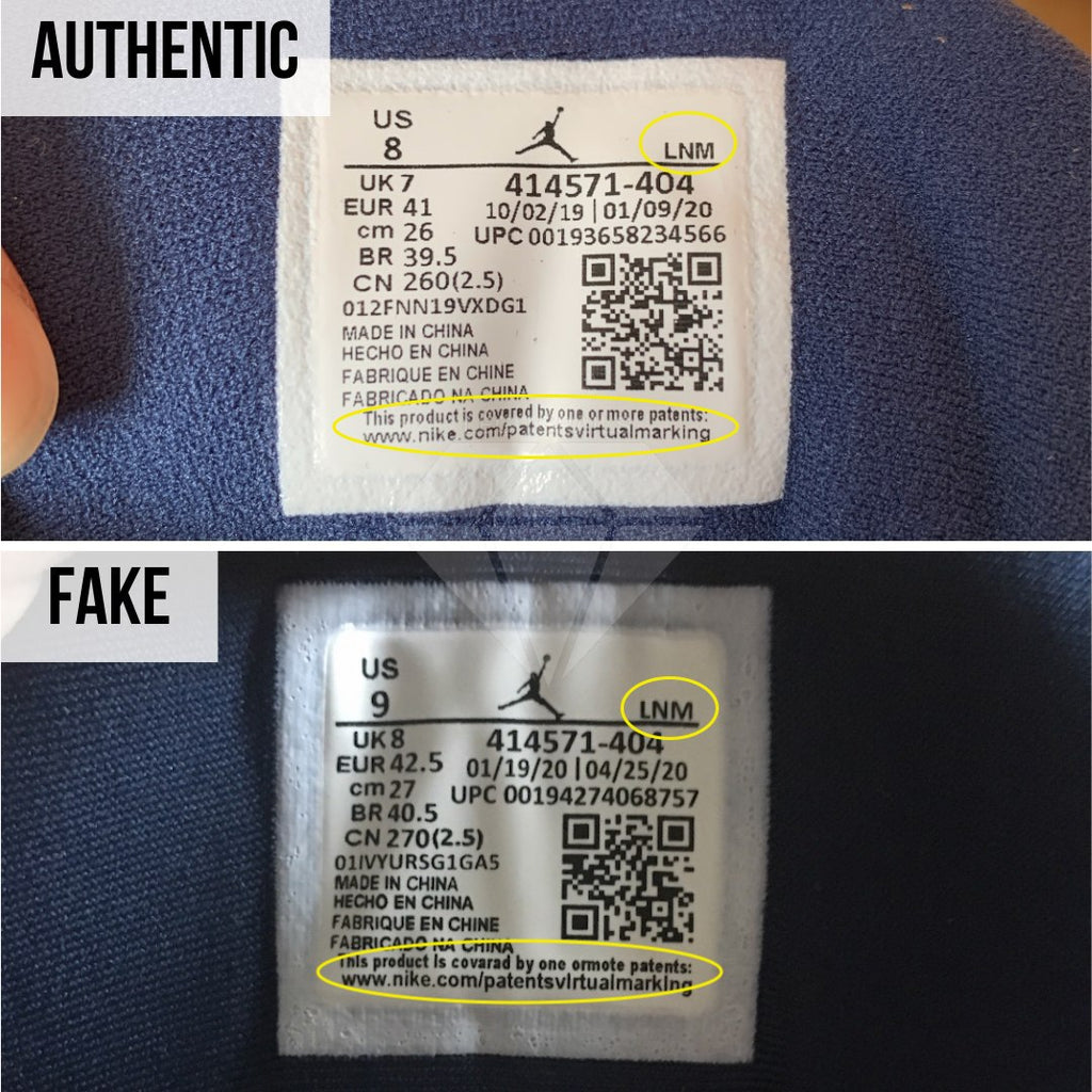 how to tell if jordan 13 flints are fake