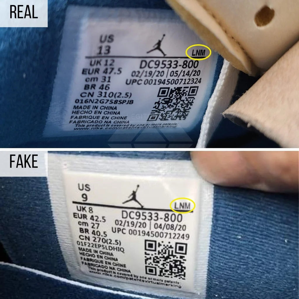 How To Spot Real Vs Fake Jordan 4 Retro Union Guava Ice – LegitGrails