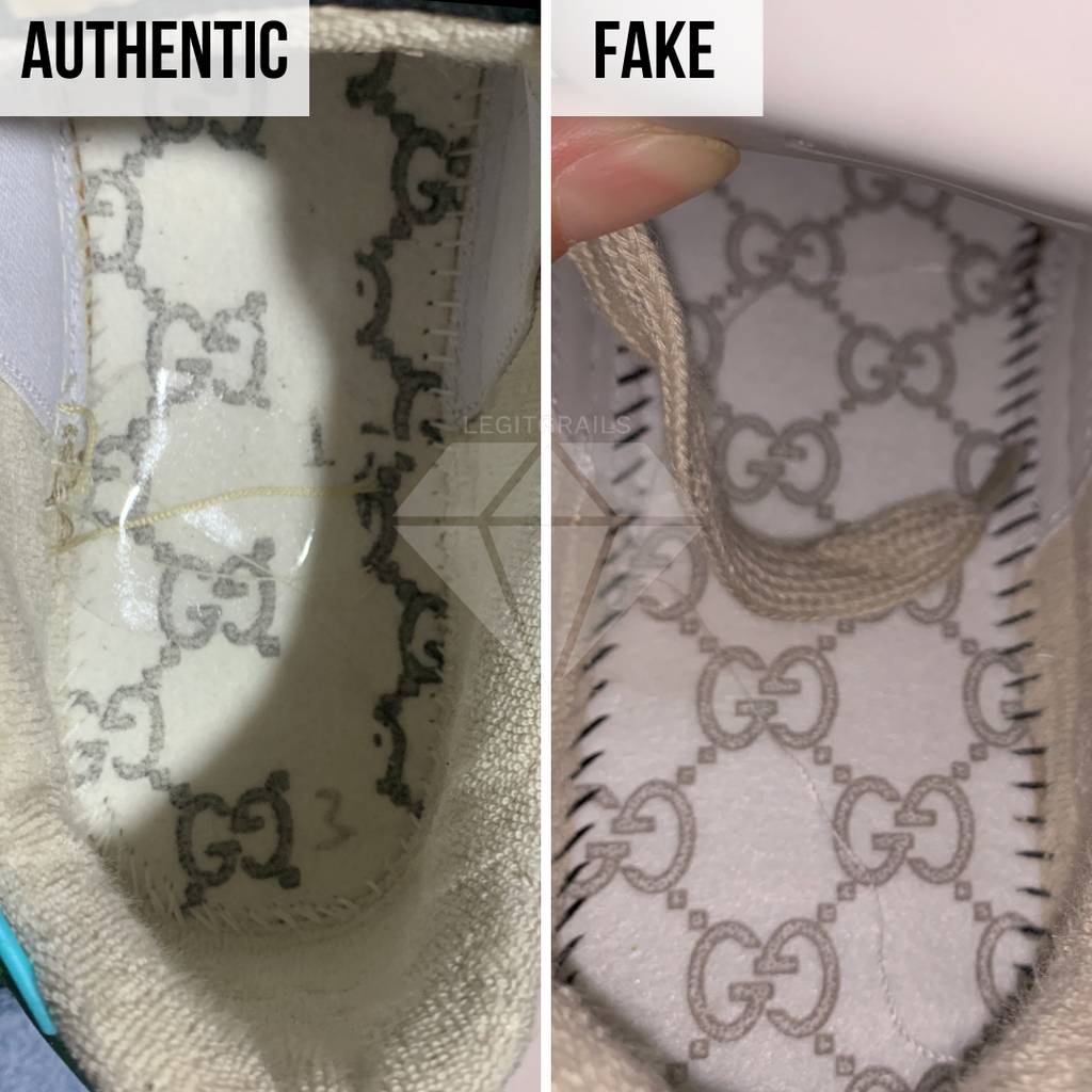 How to Spot Real Vs Fake Gucci Shoes 