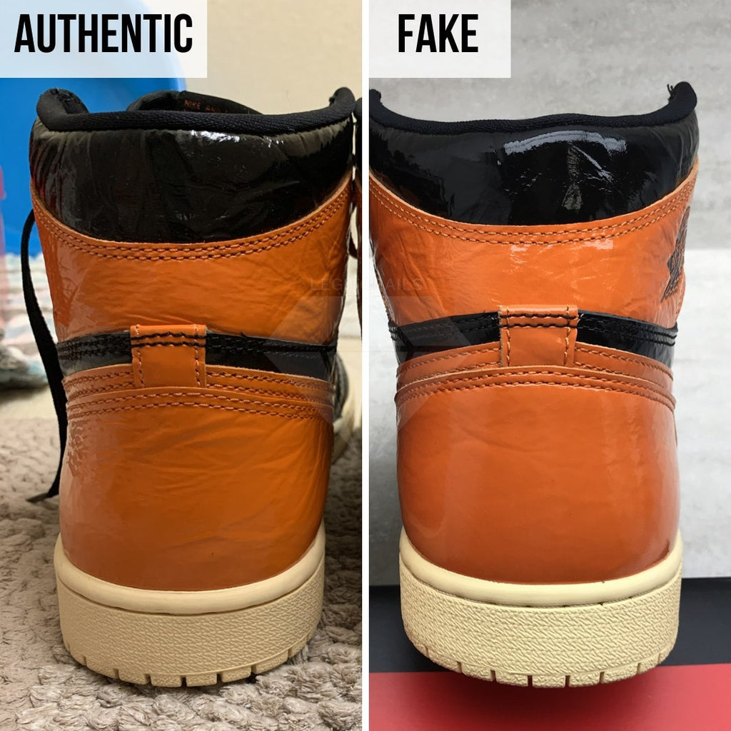 jordan 1 shattered backboard real vs fake