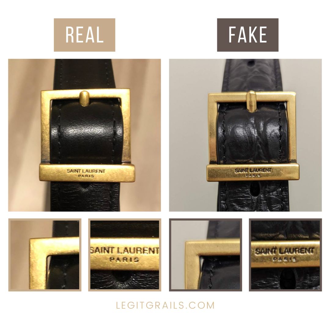 How To Spot Real Vs Fake Saint Laurent College Bag – LegitGrails