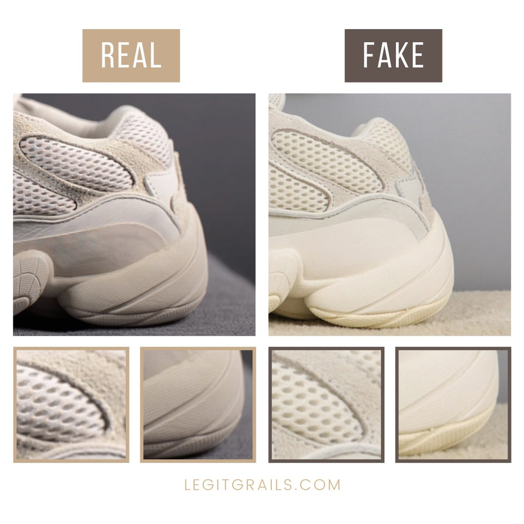 yeezy 500 fake and real