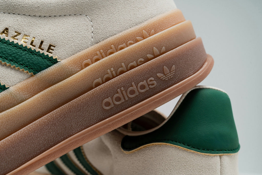 Close up shot of the Adidas logo