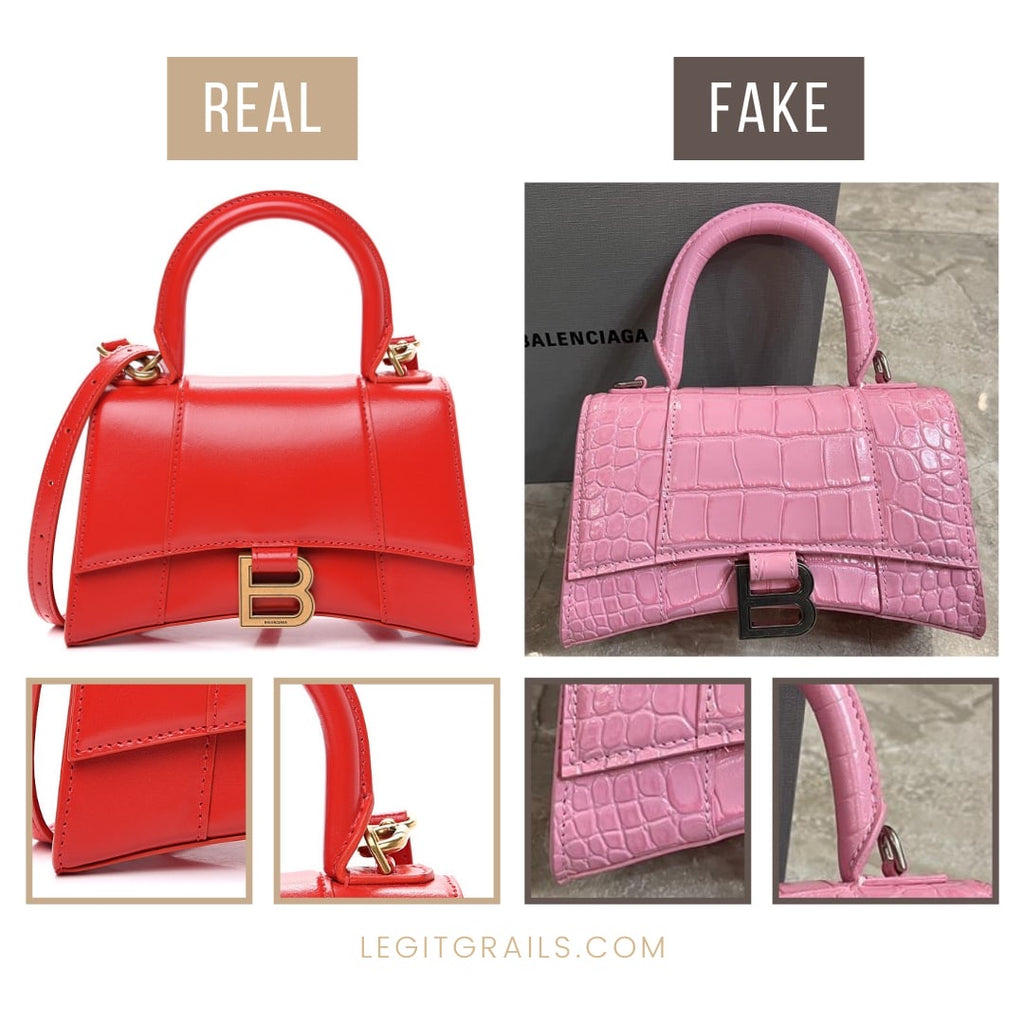 How To Spot Real Vs Fake Balenciaga Hourglass Bag – LegitGrails