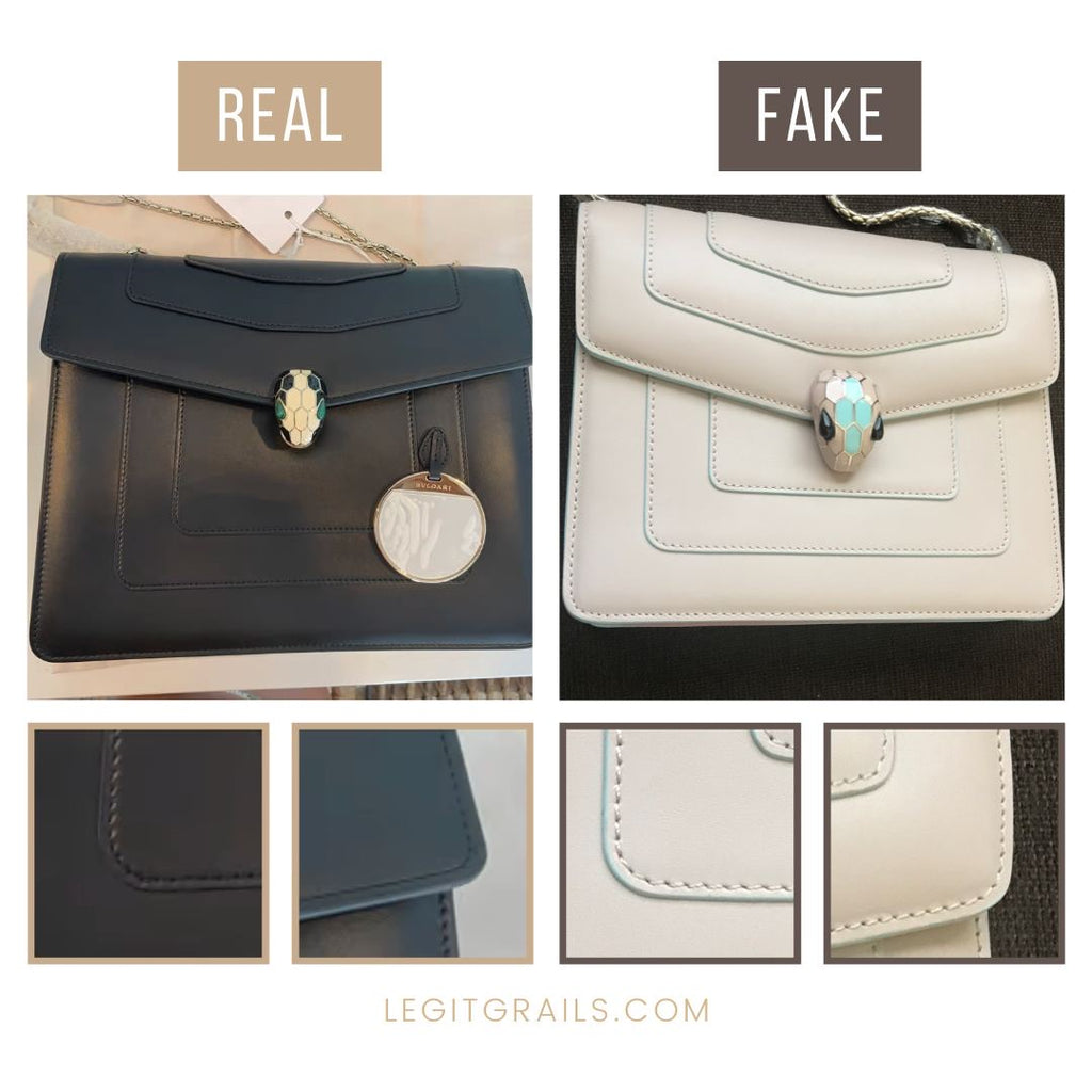 How To Spot Fake Vs Real Bvlgari Serpenti Bag – LegitGrails