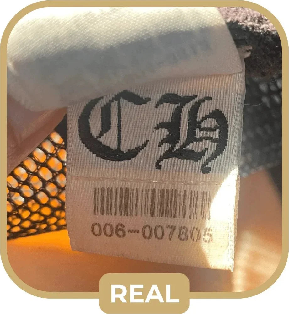 Chrome Hearts hat lable