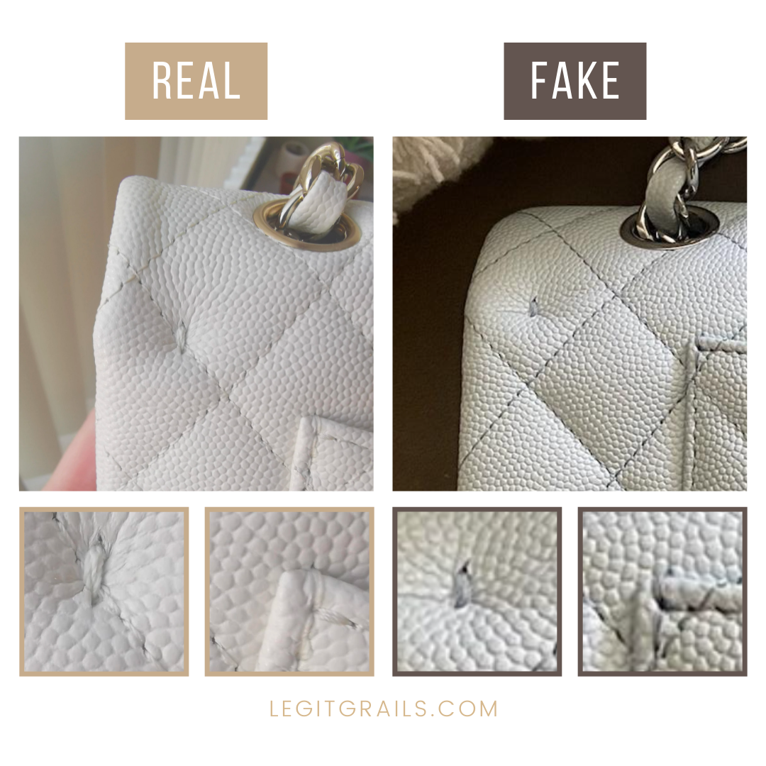 We asked, you answered! Here's an authentic vs. fake Chanel Flap