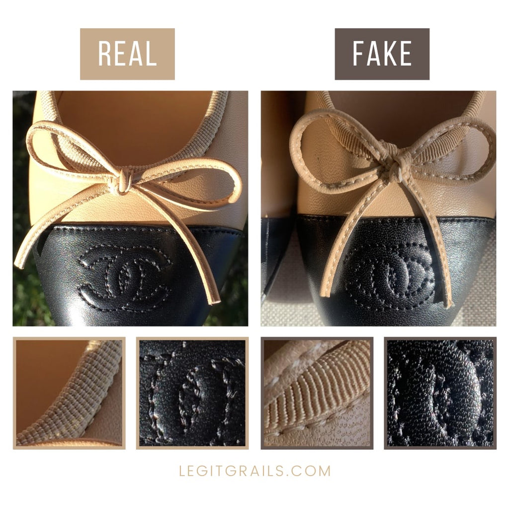 How To Spot Vs Fake Ballet Flats – LegitGrails