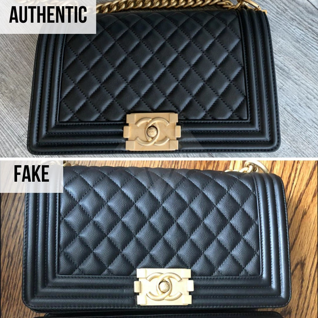 How to Tell if a Chanel Bag is Real or Fake: Authenticating a Chanel M –  Bagaholic
