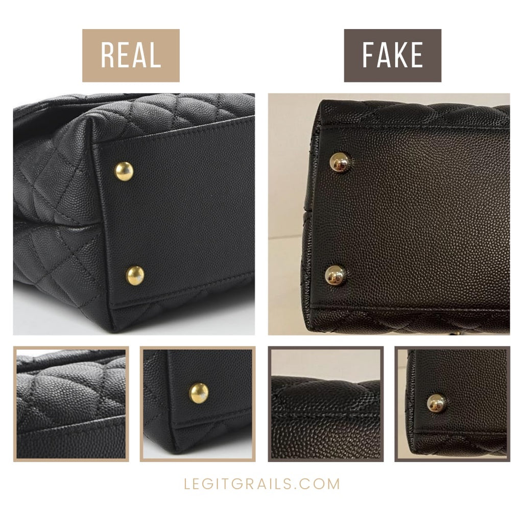 How To Spot Real Vs Fake Chanel Coco Handle Bag – LegitGrails