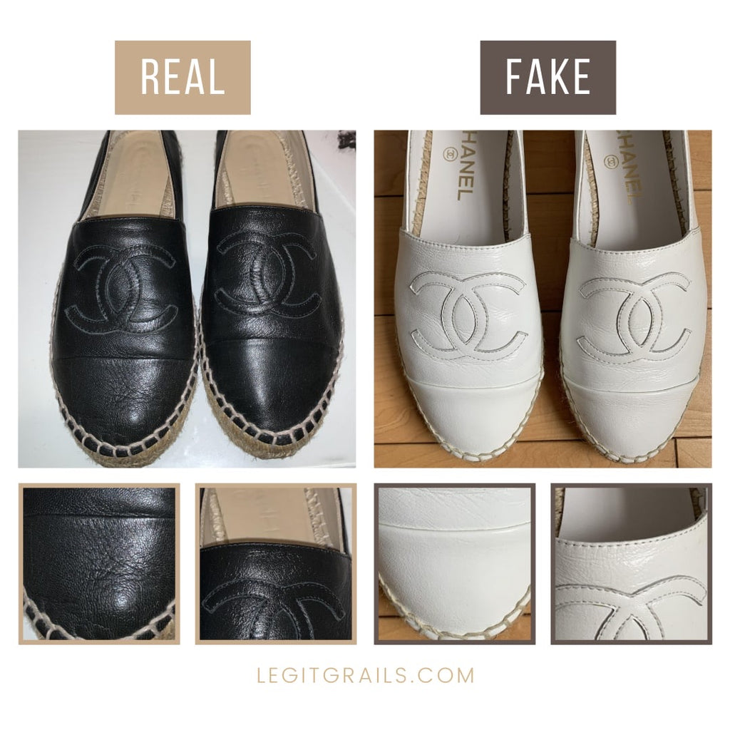How To Real Vs Fake Chanel Espadrilles – LegitGrails