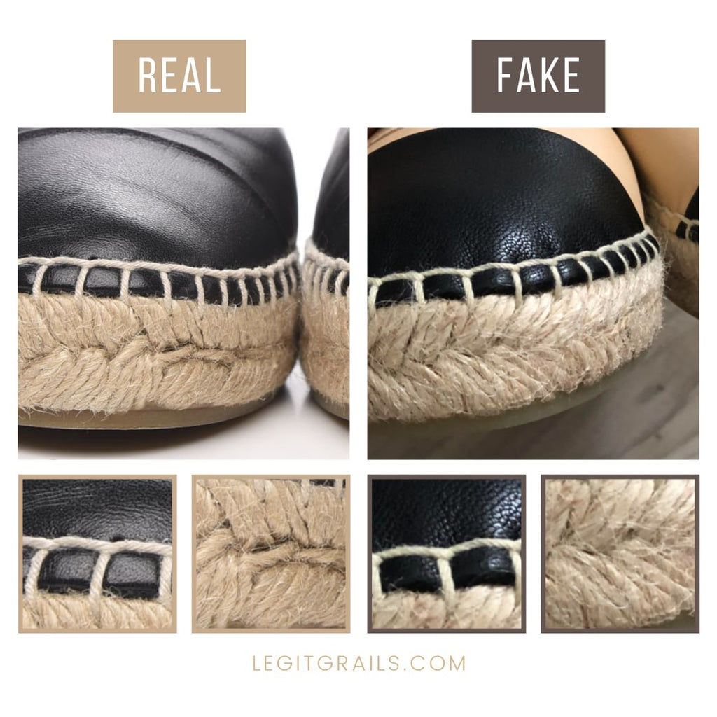 Chanel Espadrilles Real Vs Fake
