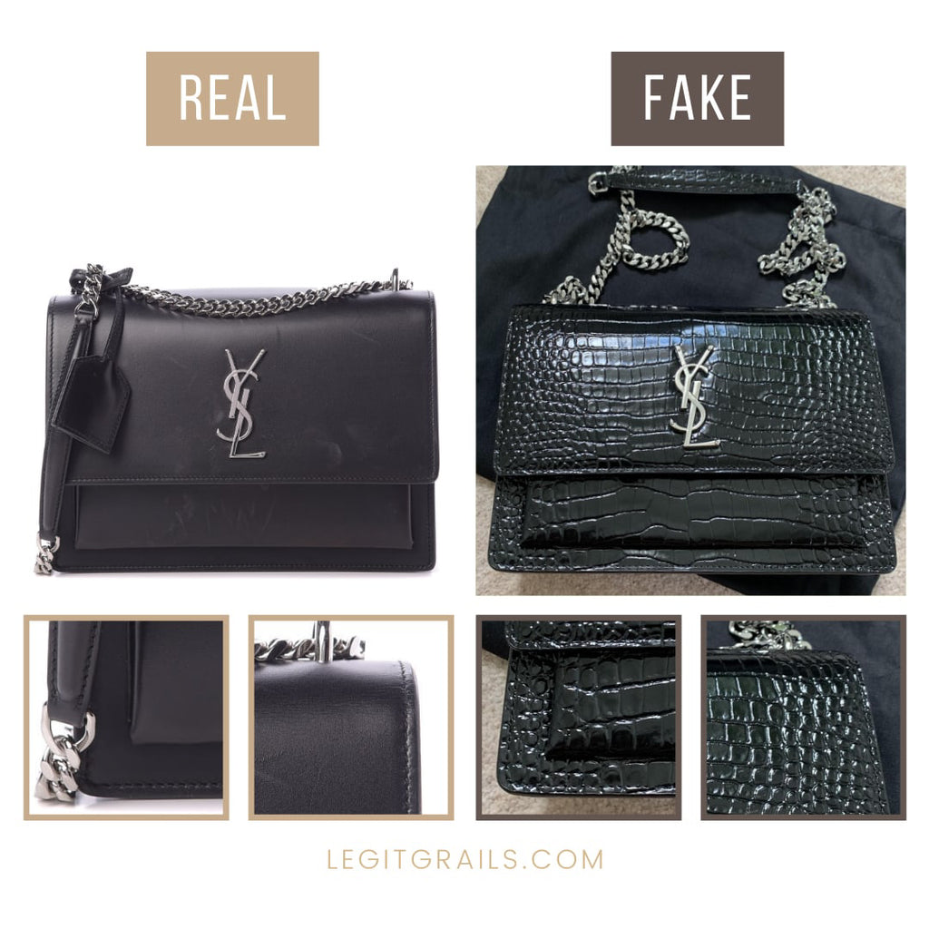 how can you tell a fake ysl bag