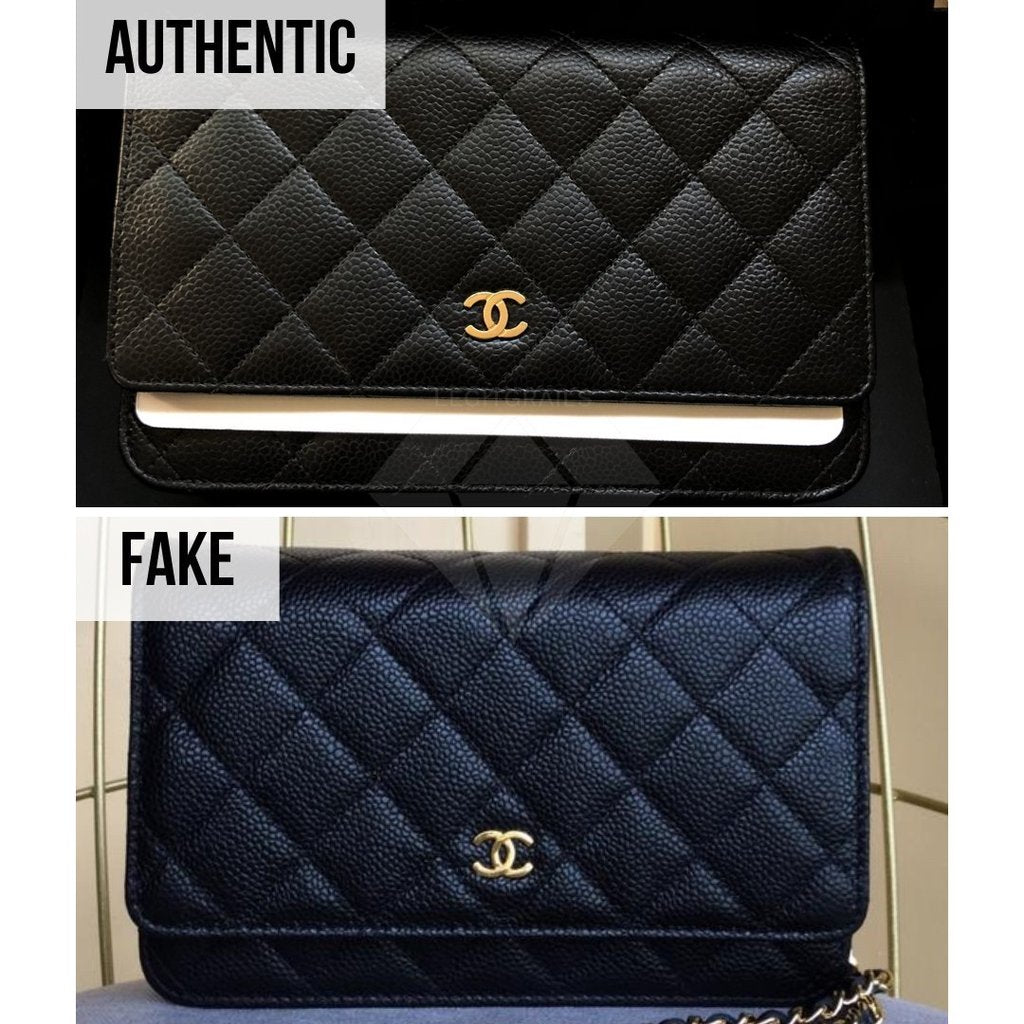 How To Spot A Fake Chanel Wallet-On-Chain Bag (2023)