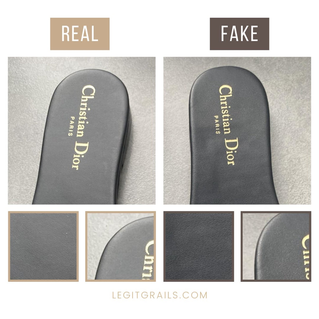 Dior Dway Slides Real Vs Fake