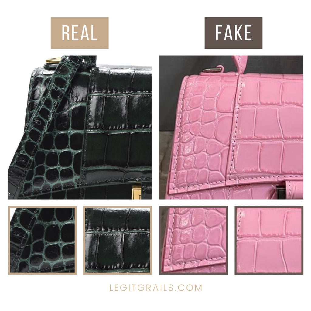 How To Spot Real Vs Fake Balenciaga Hourglass Bag – LegitGrails