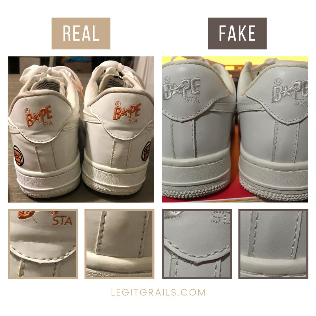 How To Spot Fake Vs Real Bape STA – LegitGrails