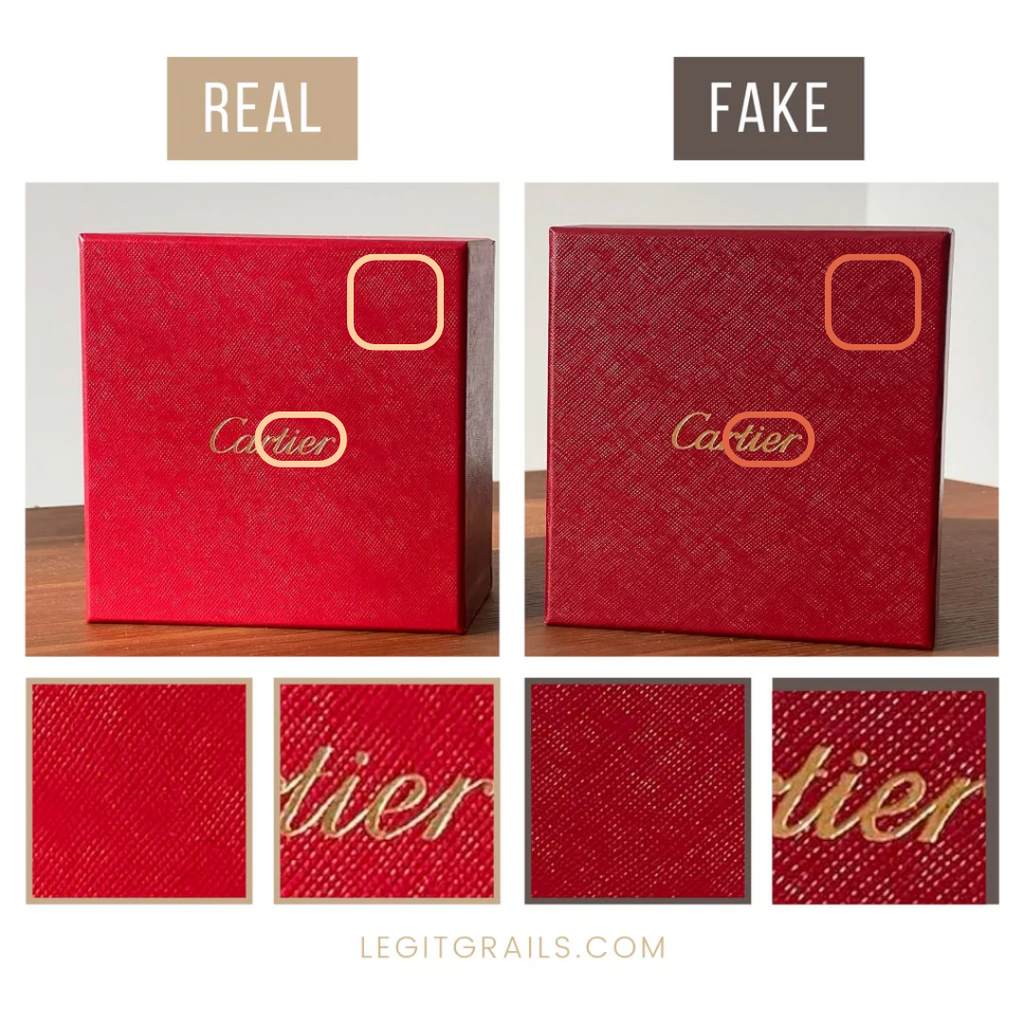 Cartier Love ring box real vs fake