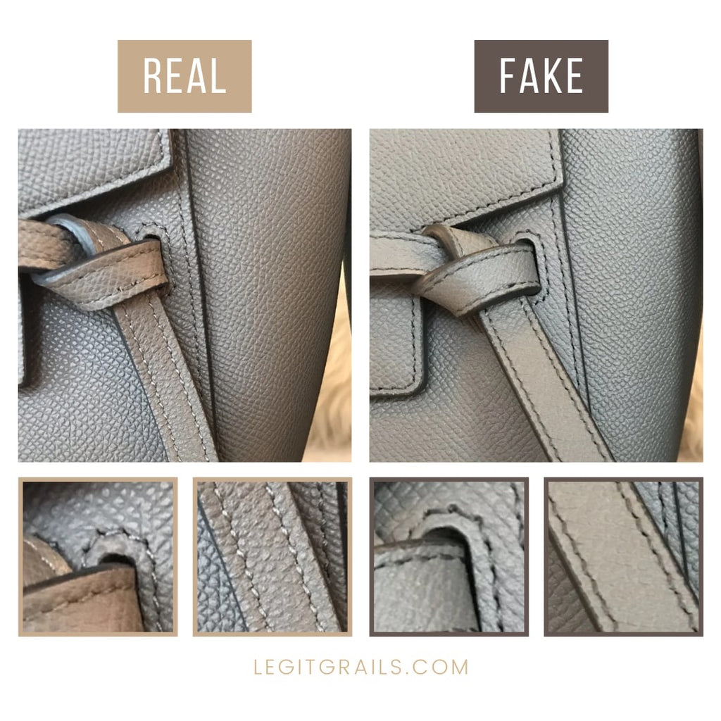 How To Spot Real Vs Fake Celine Belt Bag – Legitgrails