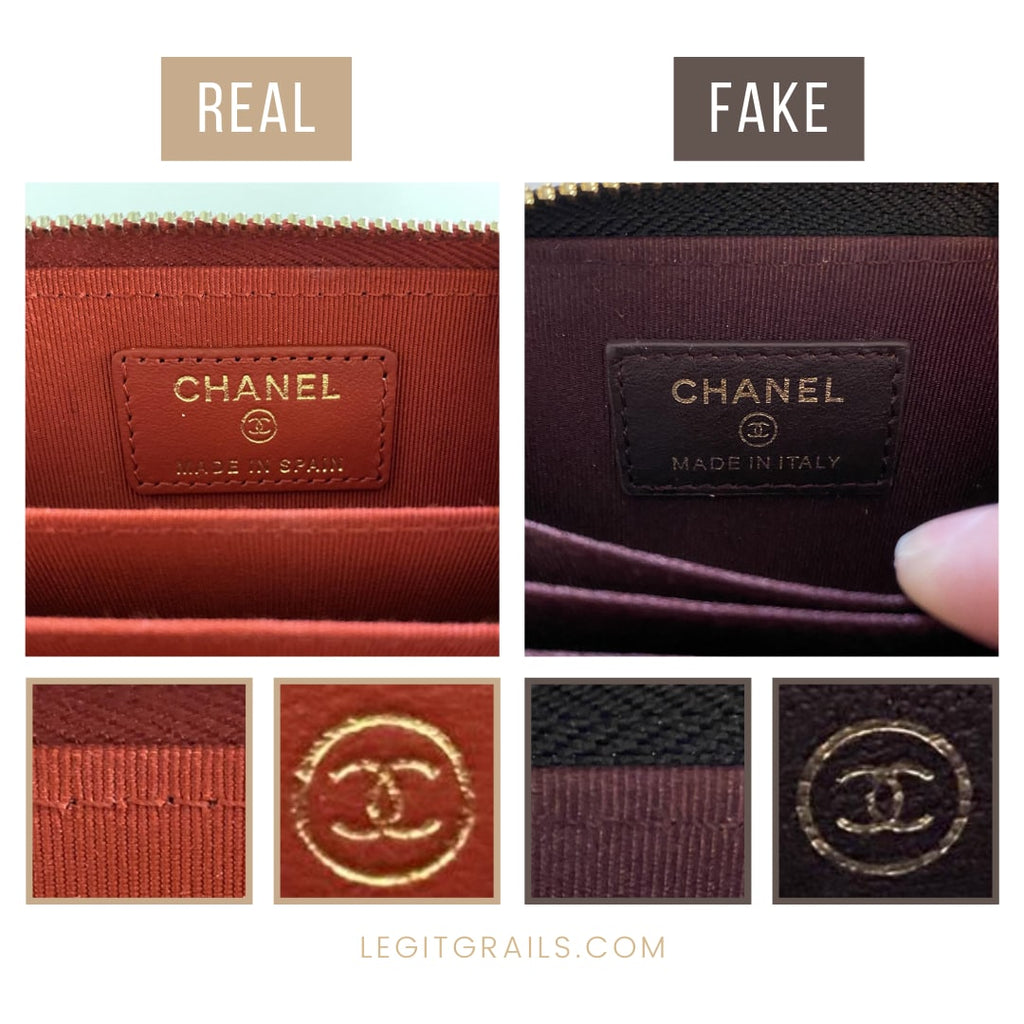 authentic chanel made in italy label