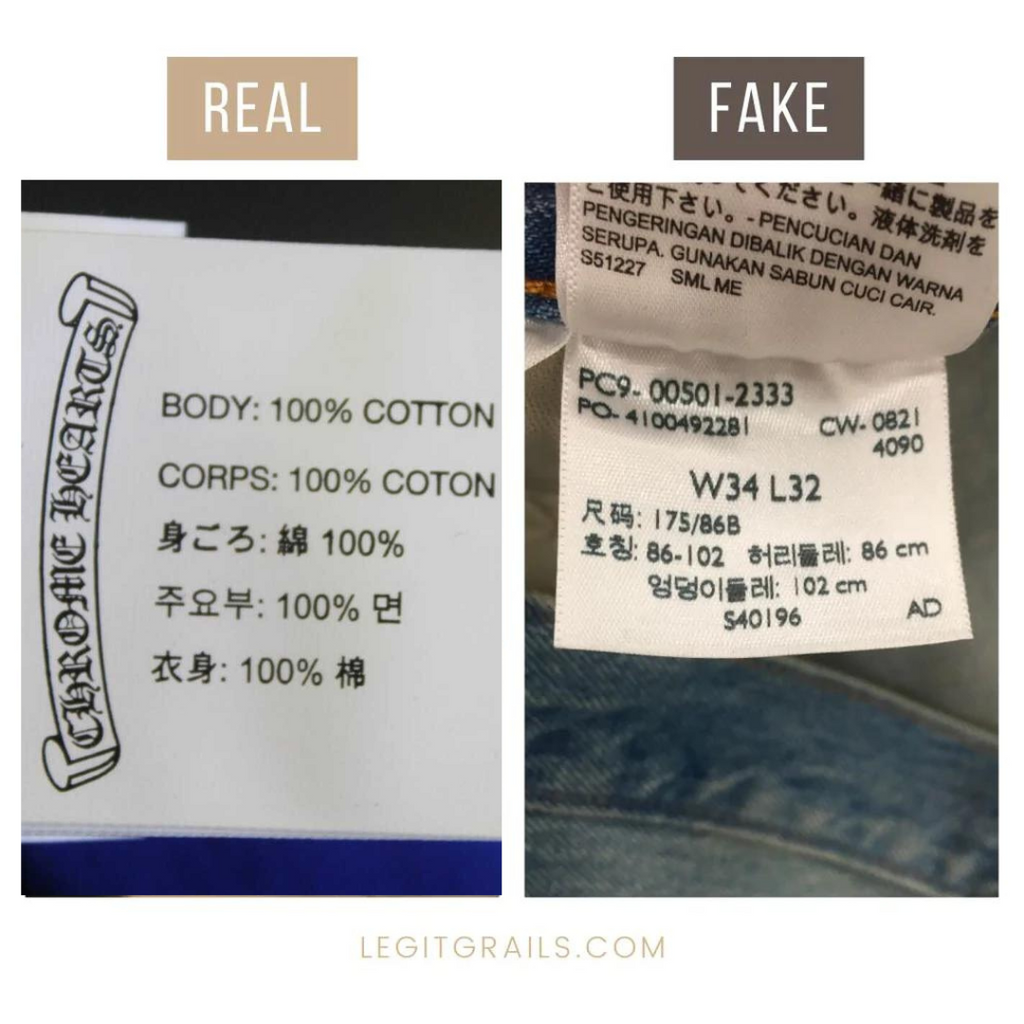 Fake Chrome Hearts Jeans