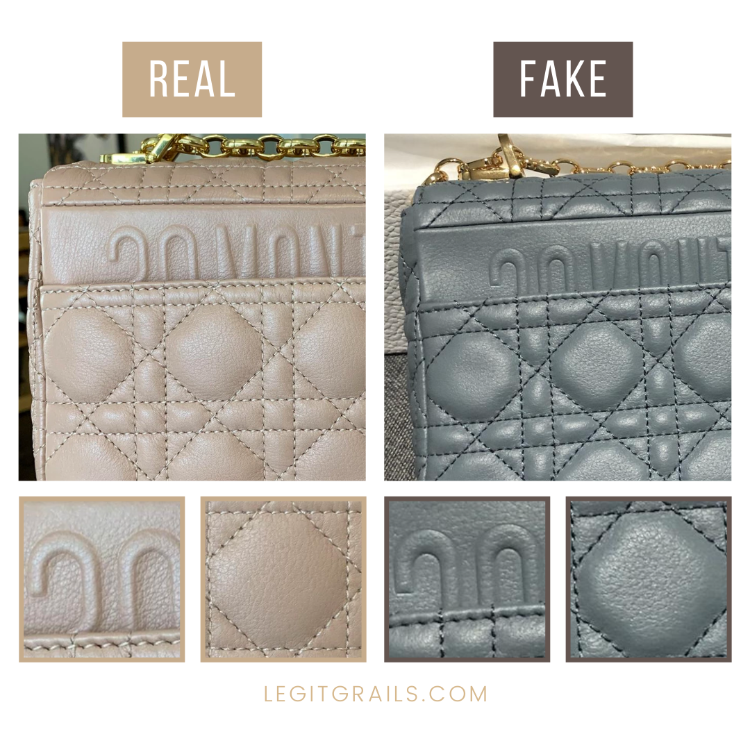 lady dior real vs fake