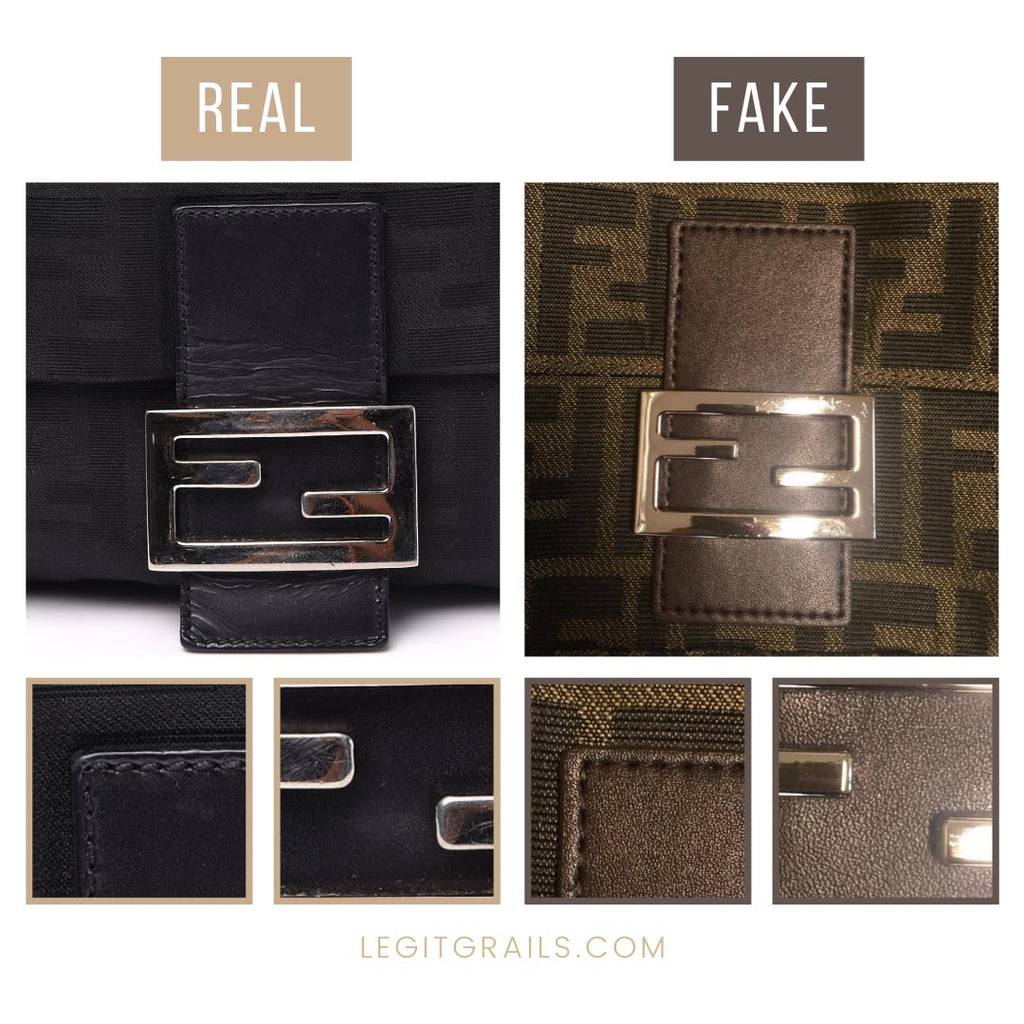 How To Spot Real Vs Fake Fendi Zucca Baguette Bag – LegitGrails