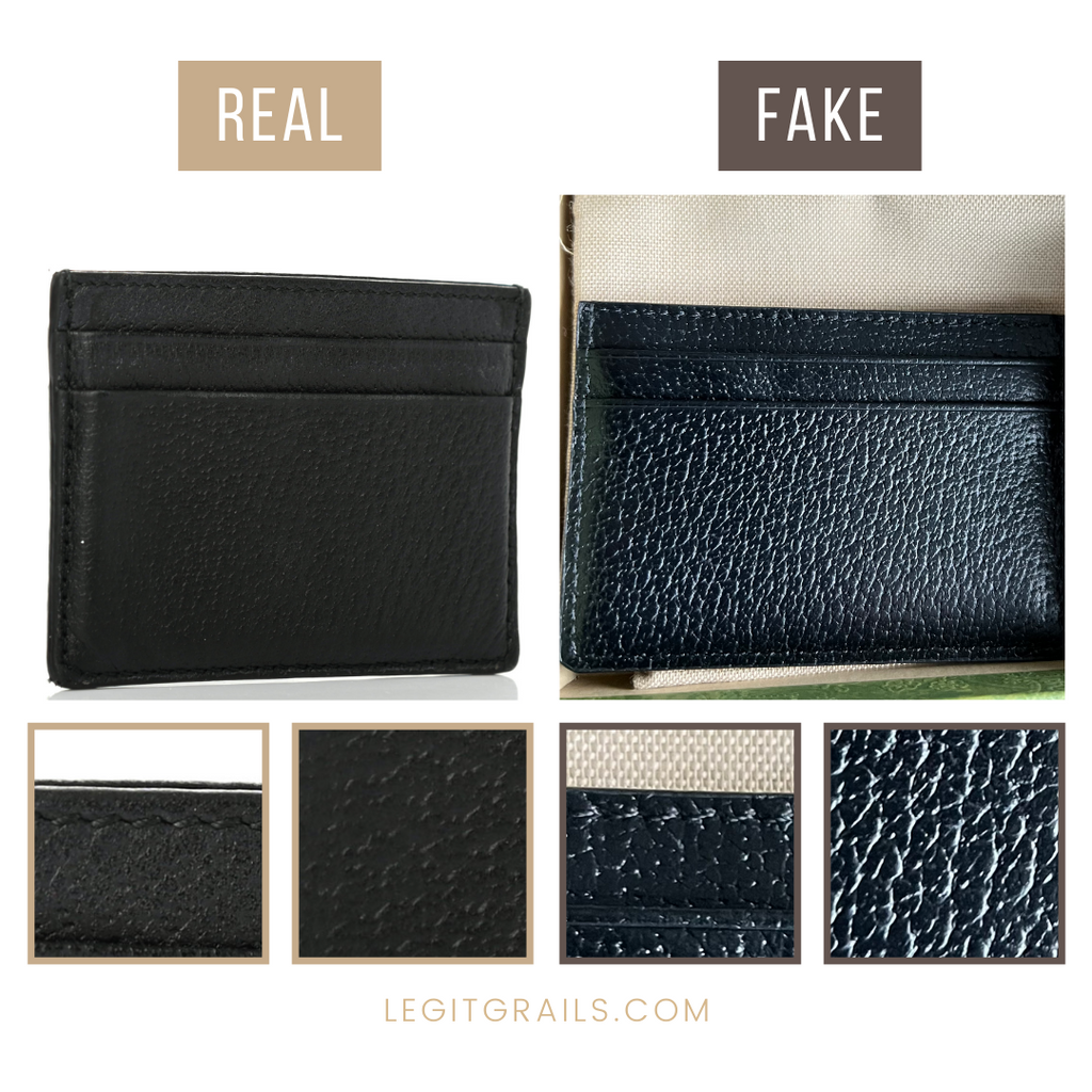 gucci snake wallet fake vs real