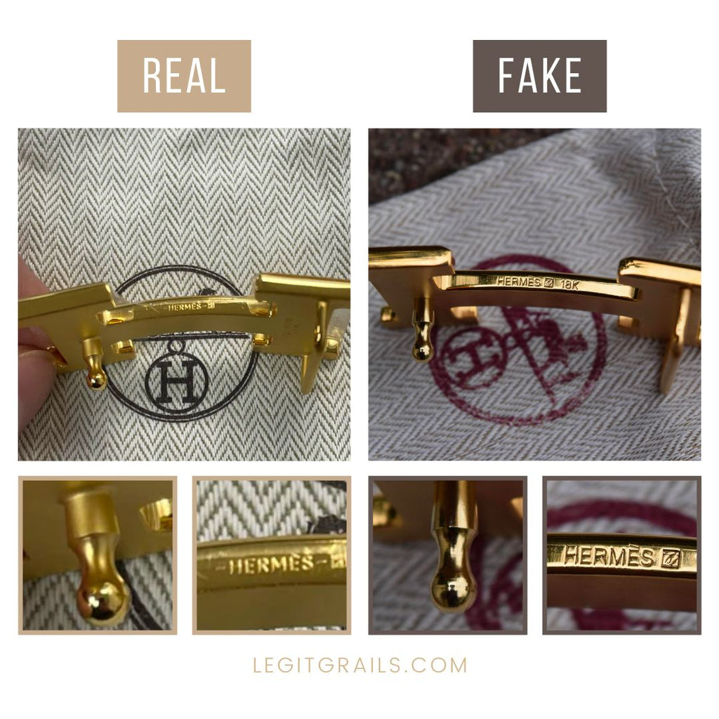 How To Spot Fake Vs Real Hermes Clic H Bracelet – LegitGrails