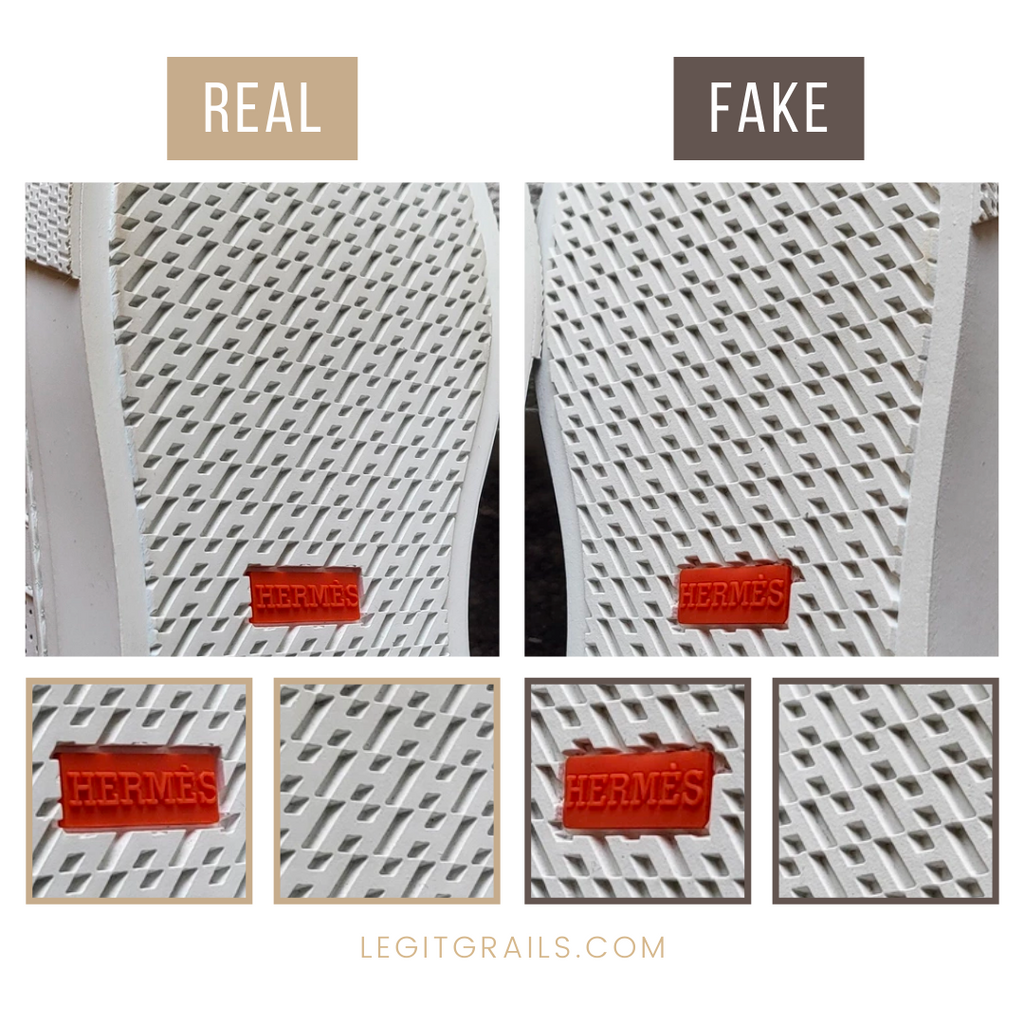 How To Spot Real Vs Fake Hermes Day Sneakers – LegitGrails