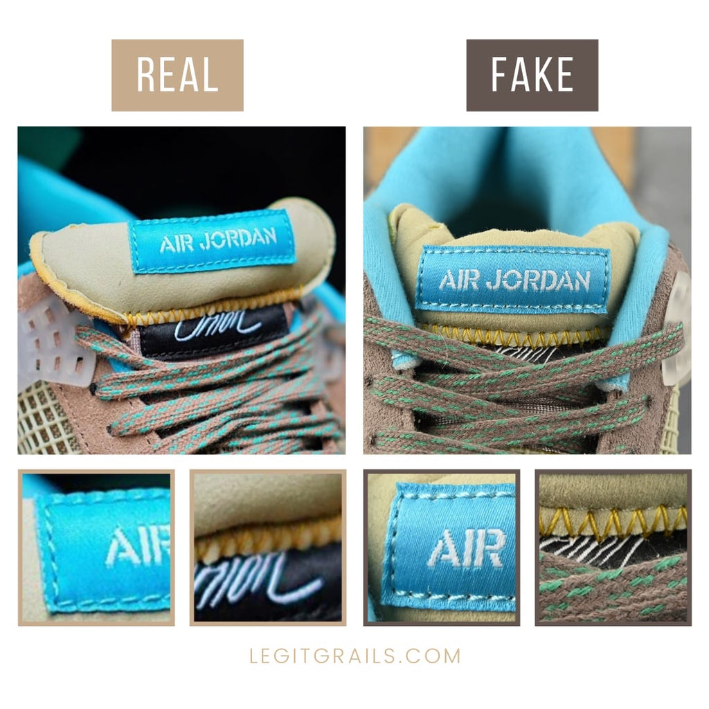 Fake Jordan 4 Union Taupe Haze Sneakers