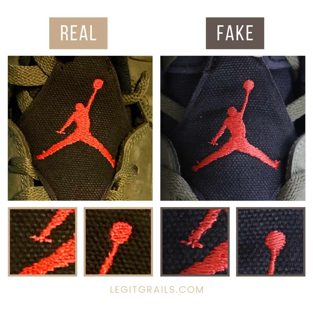 How To Spot Real Vs Fake Jordan 6 Retro Travis Scott – LegitGrails