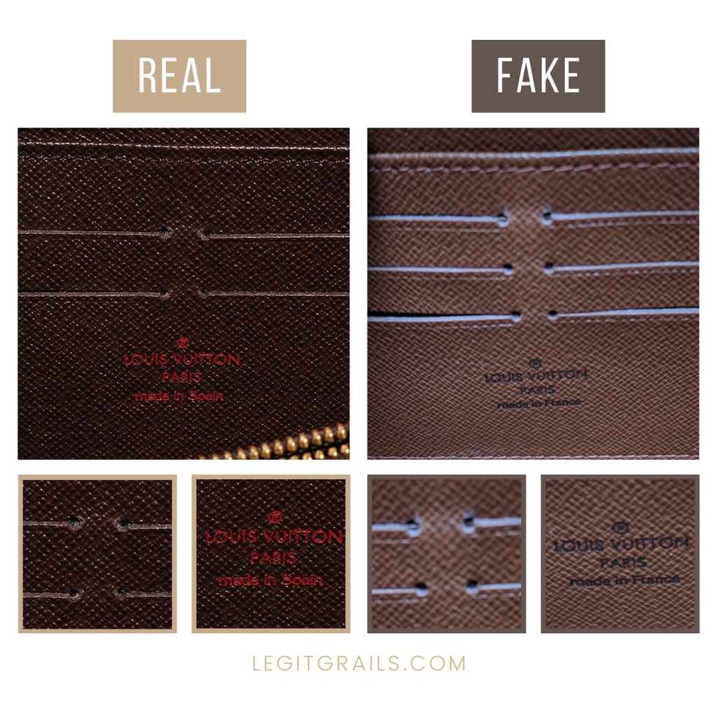 How To Spot Real Vs Fake Louis Vuitton Wallet – LegitGrails