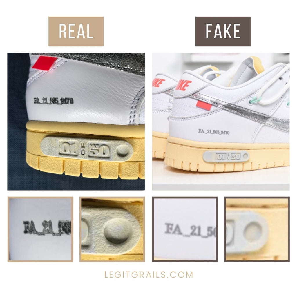Fake Nike Dunk Off-White The 50 Sneakers