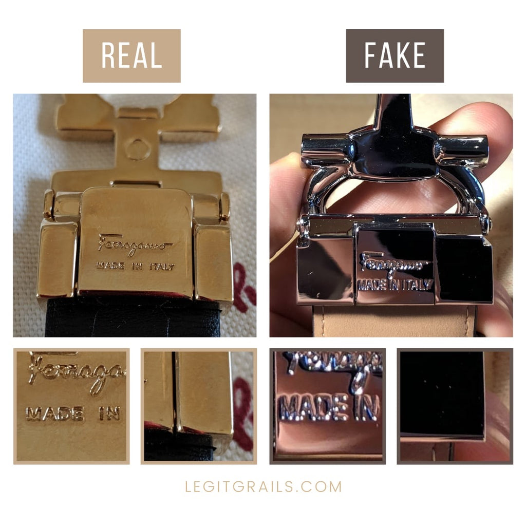 Salvatore Ferragamo XL reversible belt review real vs fake 