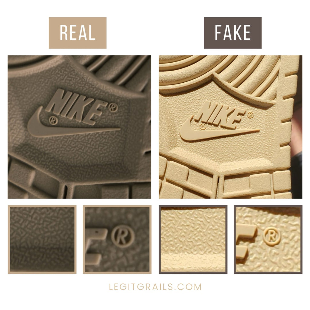 How To Spot Real Vs Fake Air Force 1 Travis Scott Sail – LegitGrails