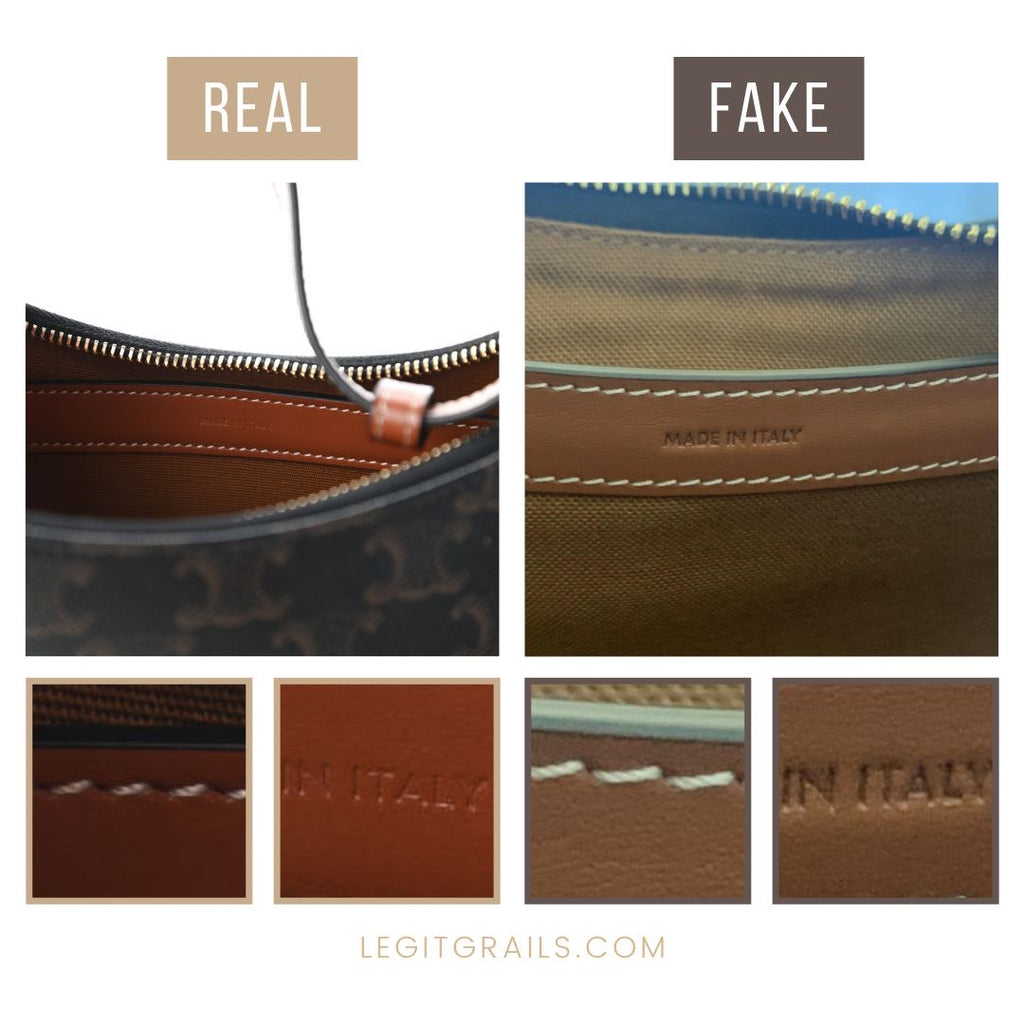 Fake Vs Real Celine Ava Bag