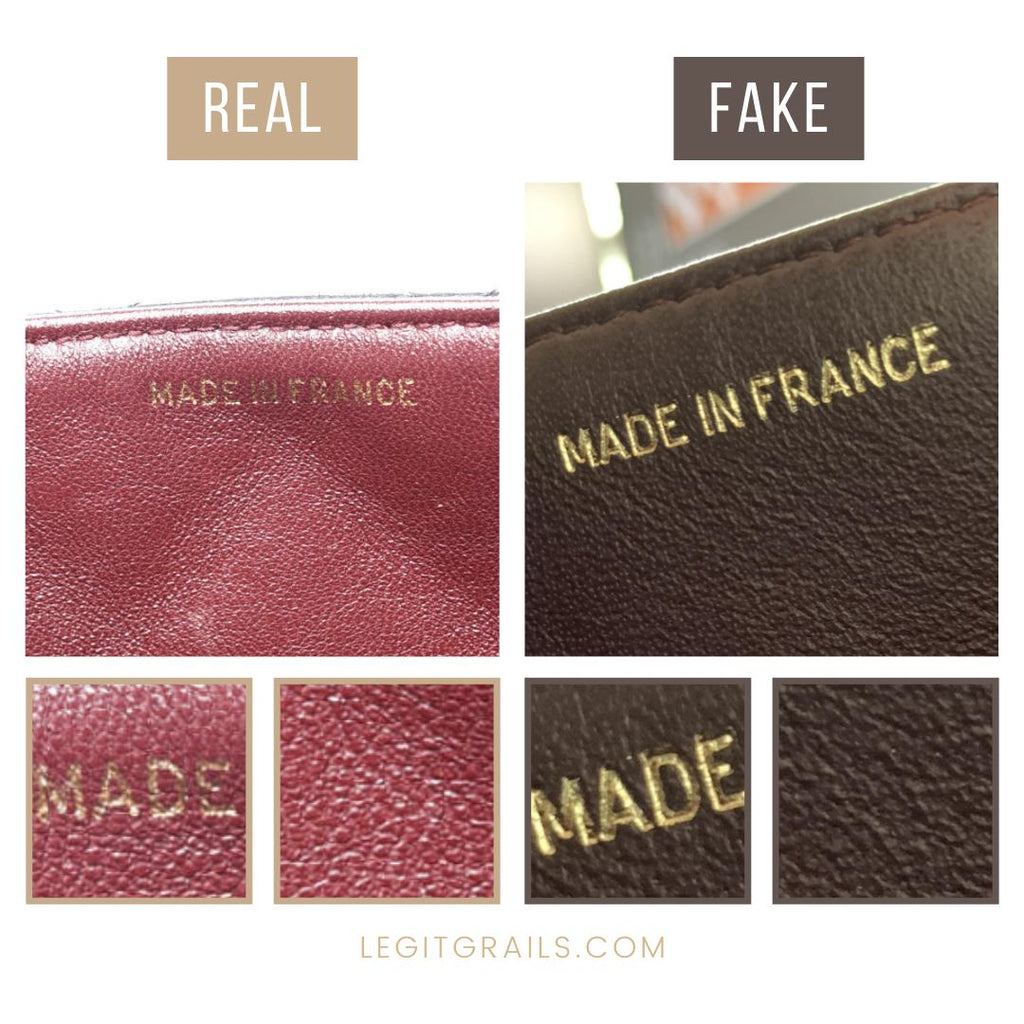 authentic chanel made in france label