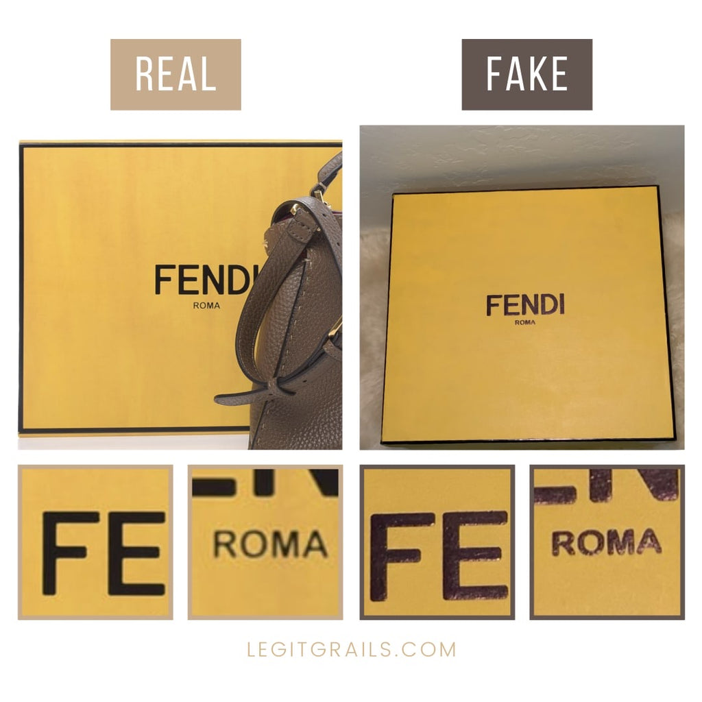 Fake Vs Real Fendi Peekaboo X-Lite Bag